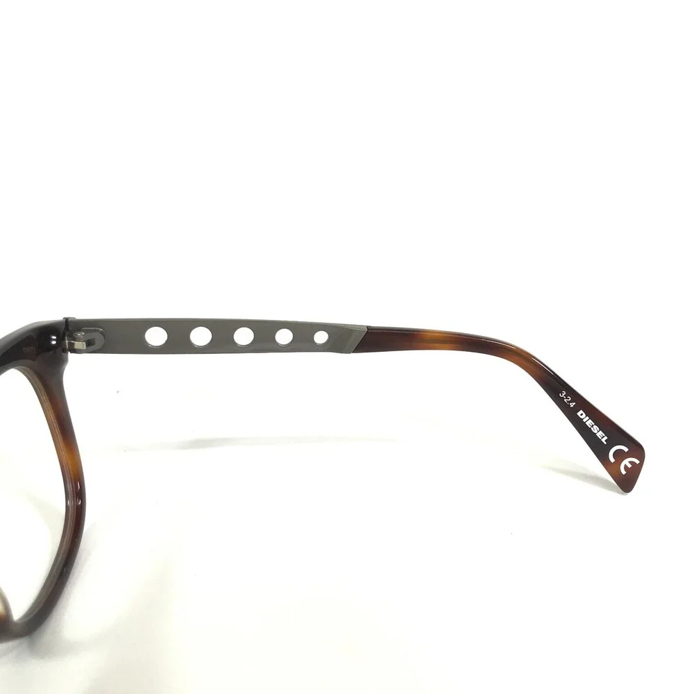Diesel Eyeglasses Frames DL5115 Col.052 Grey Brown Tortoise Square 54-16-145